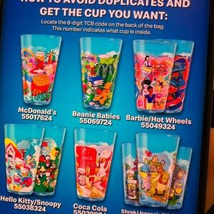 McDonald’s 2024 Collector's Edition Cups!